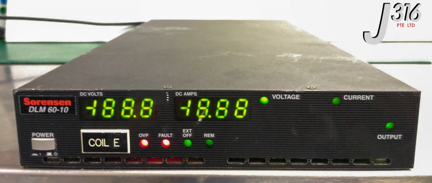 ゆー様オーダー 8205 AMETEK PROGRAMMABLE SORENSEN POWER SUPPLY DLM 60-10 DLM60